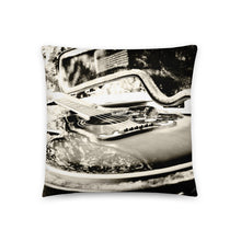 Load image into Gallery viewer, Throw Pillow Sepia Guitar