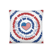 Load image into Gallery viewer, Throw Pillow Land of the Free