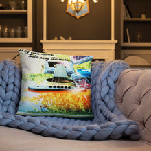 Load image into Gallery viewer, Throw Pillow Colorful Guitar