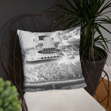 Load image into Gallery viewer, Throw Pillow Grayscale Guitar