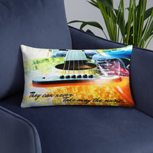 Load image into Gallery viewer, Throw Pillow Colorful Guitar