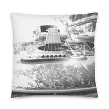Load image into Gallery viewer, Throw Pillow Grayscale Guitar
