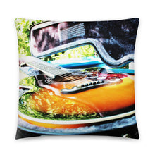 Load image into Gallery viewer, Throw Pillow Bright Toned Guitar