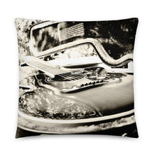 Load image into Gallery viewer, Throw Pillow Sepia Guitar