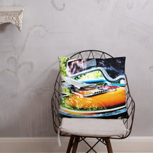 Load image into Gallery viewer, Throw Pillow Bright Toned Guitar