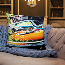 Load image into Gallery viewer, Throw Pillow Bright Toned Guitar