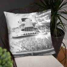 Load image into Gallery viewer, Throw Pillow Grayscale Guitar