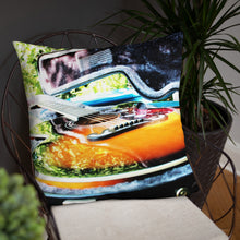 Load image into Gallery viewer, Throw Pillow Bright Toned Guitar