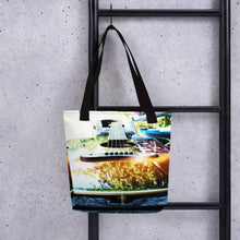 Load image into Gallery viewer, Tote Bag Dark Tone Guitar