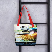Load image into Gallery viewer, Tote Bag Dark Tone Guitar