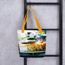 Load image into Gallery viewer, Tote Bag Dark Tone Guitar