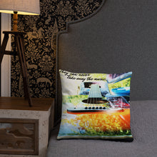 Load image into Gallery viewer, Throw Pillow Colorful Guitar
