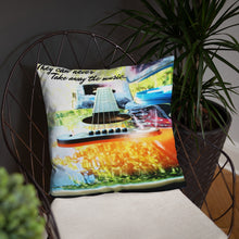 Load image into Gallery viewer, Throw Pillow Colorful Guitar
