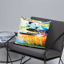 Load image into Gallery viewer, Throw Pillow Colorful Guitar
