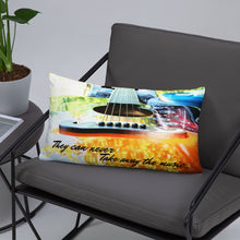 Load image into Gallery viewer, Throw Pillow Colorful Guitar
