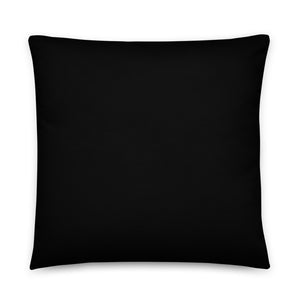 Throw Pillow Grayscale Guitar