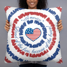 Load image into Gallery viewer, Throw Pillow Land of the Free
