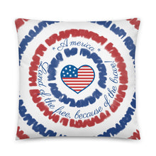 Load image into Gallery viewer, Throw Pillow Land of the Free
