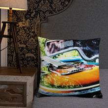 Load image into Gallery viewer, Throw Pillow Bright Toned Guitar
