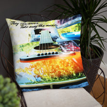 Load image into Gallery viewer, Throw Pillow Colorful Guitar
