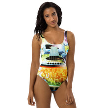 Load image into Gallery viewer, Swimsuit Bright Guitar One-Piece
