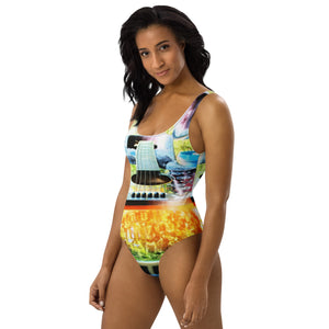 Swimsuit Bright Guitar One-Piece