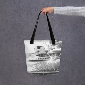 Tote Bag Grayscale Guitar