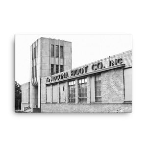 Canvas Print Nocona, Texas Boot Factory