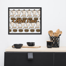 Load image into Gallery viewer, Poster Framed Coffee Time
