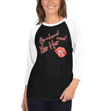 Load image into Gallery viewer, Shirt Kiss Her 3/4 Sleeve Raglan
